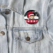 Niedliches Weihnachtself-Abzeichen Button (Beispiel)