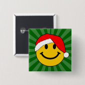 Niedliches Weihnachtsfest Button (Vorne & Hinten)