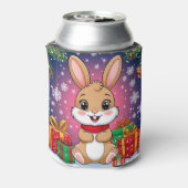 Niedliches Weihnachtsfest Dosenkühler (Kanne Rückseite)