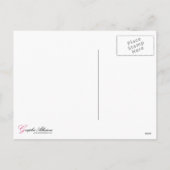 Niedliches Weihnachtsfest Feiertagspostkarte (Rückseite)