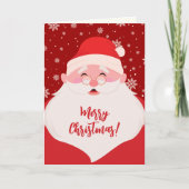 Niedliches Weihnachtsfest-Foto Feiertagskarte (Vorderseite)