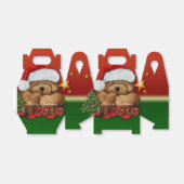Niedliches Weihnachtsfest Geschenkschachtel (Ungefaltet)