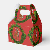 Niedliches Weihnachtsfest Geschenkschachtel (Rückseite)