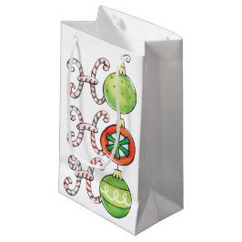 Niedliches Weihnachtsfest Ho Ho Ho, Kanälen mit Ca Kleine Geschenktüte