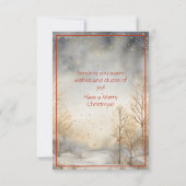 Niedliches Weihnachtsfest Karte (Rückseite)