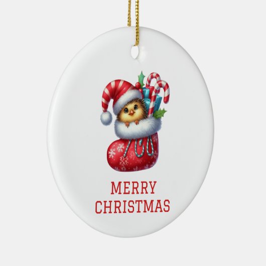 Niedliches Weihnachtsfest Keramik Ornament (Rechts)