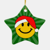 Niedliches Weihnachtsfest Keramik Ornament (Hinten)