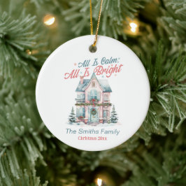 Niedliches Weihnachtsfest Keramik Ornament