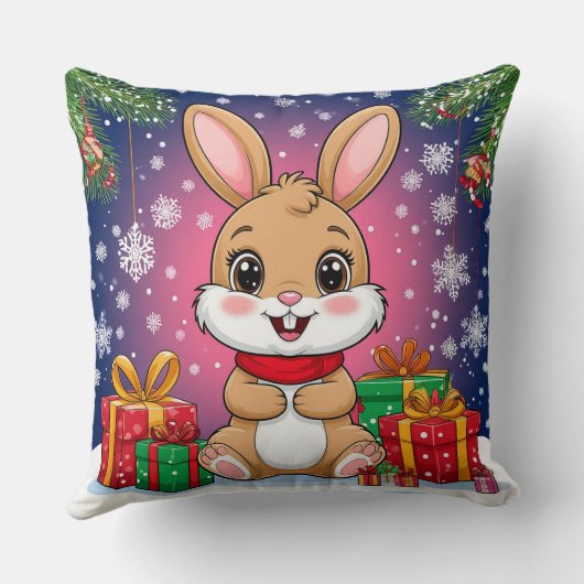 Niedliches Weihnachtsfest Kissen (Rückseite)