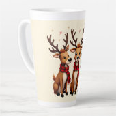 Niedliches Weihnachtsfest mit Karierten Schnitten Milchtasse (Linke Ecke)