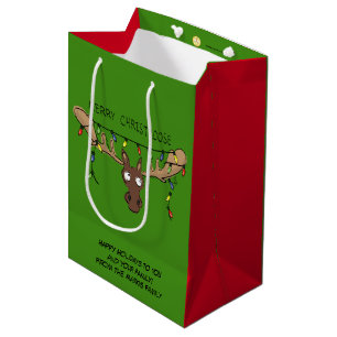 Niedliches Weihnachtsfest Mittlere Geschenktüte