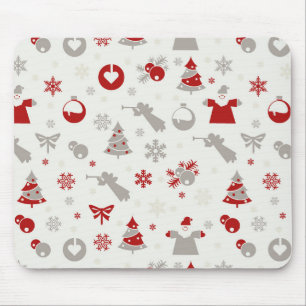Niedliches Weihnachtsfest-Muster Mousepad