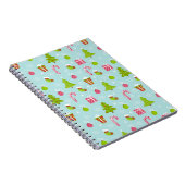 Niedliches Weihnachtsfest-Muster Notizblock (Rechte Seite)