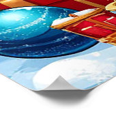 Niedliches Weihnachtsfest Poster (Ecke)