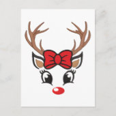 Niedliches Weihnachtsfest Postkarte (Vorderseite)