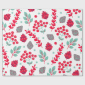 Niedliches Weihnachtsfolienmuster Geschenkpapier (Flach)