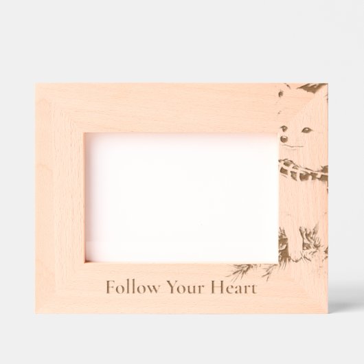 Niedliches Weihnachtsfresser Geätzte Rahmen (Vorderseite)