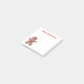 Niedliches Weihnachtsgebäck 3 x 3 Post- Post-it Klebezettel (angewinkelt)