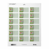 Niedliches Weihnachtsgebäck Adressaufkleber (Vorne)