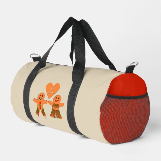 Niedliches Weihnachtsgebäck Duffle Bag (Rechte Ecke)