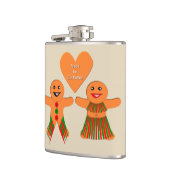 Niedliches Weihnachtsgebäck Flachmann (Links)