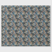 Niedliches Weihnachtsgebäck für Weihnachtsgeschenk Geschenkpapier (Flach)