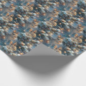 Niedliches Weihnachtsgebäck für Weihnachtsgeschenk Geschenkpapier (Ecke)