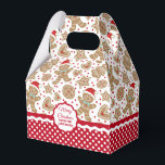 Niedliches Weihnachtsgebäck Gefälligkeitskasten Geschenkschachtel<br><div class="desc">Ein niedliches Weihnachtskuchenmuster schmückt diese Geschenkboxen. So niedlich für die Weitergabe Weihnachtskekse und Leckereien. Personalisieren Sie es mit Ihrem Namen. Entworfen für Sie von BlackBerry Boulevard.</div>