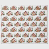 Niedliches Weihnachtsgebäck Geschenkpapier (Flach)