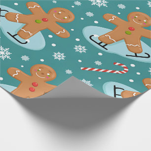Niedliches Weihnachtsgebäck Geschenkpapier