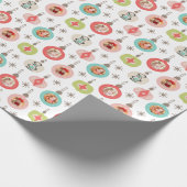 Niedliches Weihnachtsgebäck Geschenkpapier (Ecke)