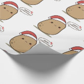 Niedliches Weihnachtsgebäck Geschenkpapier (Ecke)
