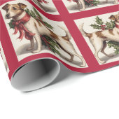 Niedliches Weihnachtsgebäck Geschenkpapier (Rolleneckpunkt)