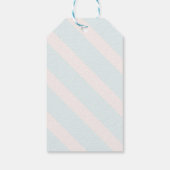 Niedliches Weihnachtsgebäck Katze Geschenkanhänger (Rückseite)