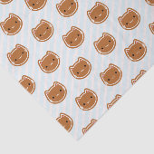 Niedliches Weihnachtsgebäck Katze Seidenpapier (Ausschnitt)