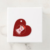 Niedliches Weihnachtsgebäck mit Buffalo Kariertes Geschenkanhänger (Beispiel)