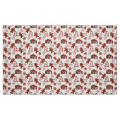 Niedliches Weihnachtsgebäck-Muster Stoff (Fat Quarter (45,7 x 55,9 cm))