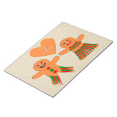 Niedliches Weihnachtsgebäck Notizblock (angewinkelt)