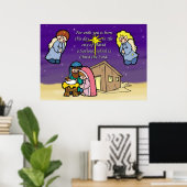 Niedliches Weihnachtsgebäck Poster (Heimbüro)