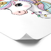 Niedliches Weihnachtsgebäck Poster (Ecke)