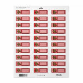 Niedliches Weihnachtsgebäck Rückgabezeichen (Vorne)