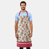Niedliches Weihnachtsgebäck Schürze (Getragen)