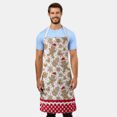Niedliches Weihnachtsgebäck Schürze (Getragen)