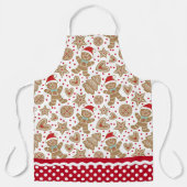 Niedliches Weihnachtsgebäck Schürze (Vorderseite)