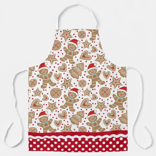 Niedliches Weihnachtsgebäck Schürze (Vorderseite)