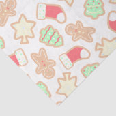 Niedliches Weihnachtsgebäck Seidenpapier (Detail)