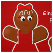 Niedliches Weihnachtsgebäck Stoff (Muster)