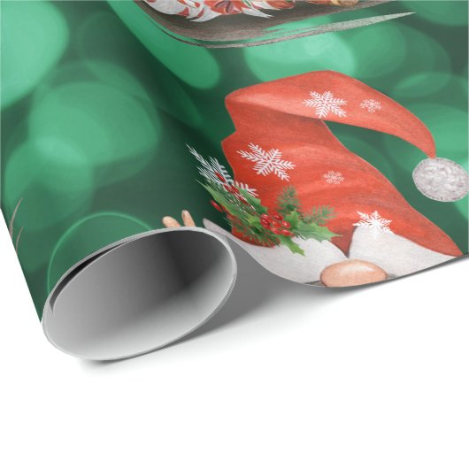 Niedliches Weihnachtsgeburtspapier Geschenkpapier (Rolleneckpunkt)