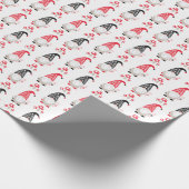 Niedliches Weihnachtsgeburtspapier Geschenkpapier (Ecke)