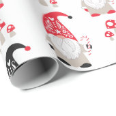 Niedliches Weihnachtsgeburtspapier Geschenkpapier (Rolleneckpunkt)